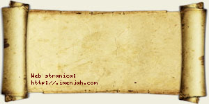 Natalija Jović vizit kartica